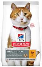 Kuivtoit kassipoegadele Hill's Science Plan Sterilised Cat Adult kanaga, 3 kg