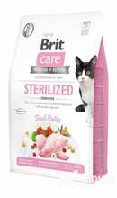 Kuivtoit kassidele Brit Care Sterilized Sensitive, küülikuga, 7 kg