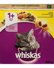 Kuivtoit kassipoegadele WHISKAS Adult kanaga, 5x800 g