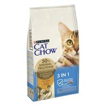 Kuivtoit kassidele Purina Cat Chow 3in1 kalkuniga, 15 kg