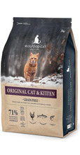 Kuivtoit kassidele WOLFOOD Original Cat & Kitten Grain Free, 3 kg