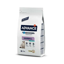 Kuivtoit kassidele Advance Sterilized Hairball kalkuni ja odraga, 1.5 kg