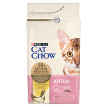 Kuivtoit kassipoegadele Purina Cat Chow Kitten kanaga, 1,5 kg