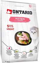 Kuivtoit kassipoegadele Ontario Kitten Chicken, 2 kg