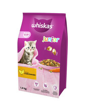 Kuivtoit kassipoegadele WHISKAS Junior, 6x1,4 kg