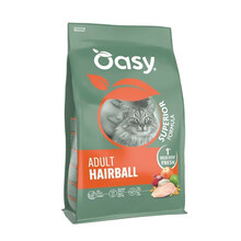Kuivtoit kassidele Oasy Superior Adult Hairball, kanaga, 1.5 kg