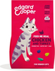 Kuivtoit eakatele kassidele Edgard Cooper Senior, kanaliha ja kalkunilihaga, 2 kg