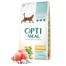 Kuivtoit täiskasvanud kassidele Optimeal kanaga, 10 kg