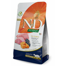 Kuivtoit kassidele Farmina N&D Pumpkin Lamb & Blueberry Adult, 300 g