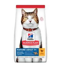 Kuivtoit eakatele kassidele Hill's Science Plan Mature Adult kanaga, 3 kg