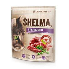 Kuivtoit kassidele SHELMA Sterilised, veiseliha, 1.4 kg