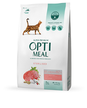Kuivtoit steriliseeritud kassidele veiselihaga Optimeal, 700 g