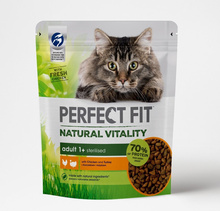 Kuivtoit kassidele PERFECT FIT Natural Vitality 1+, 650 g