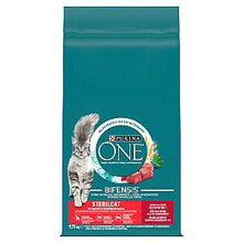 Kuivtoit kassidele Purina One Sterilcat, veiseliha, 9,75 kg