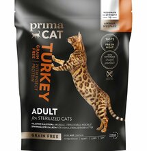Kuivtoit kassidele PRIMACAT, kalkuniliha, 400 g