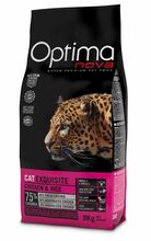 Kuivtoit kassipoegadele Optima Nova Cat Exquisite, kana/riis, 8 kg