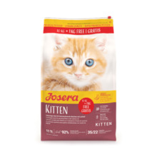 Kuivtoit kassipoegadele Josera Kitten, 10+1 kg