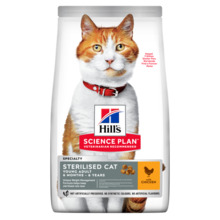 Kuivtoit kassipoegadele Hill's Science Plan Adult Sterilised kanaga, 3 kg