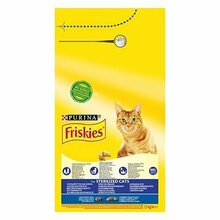 Kuivtoit steriliseeritud kassidele Friskies lõhe, tuunikala ja köögiviljadega, 1,5 kg