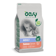 Kuivtoit kassidele Oasy Adult Cat Salmon lõhega, 1,5 kg