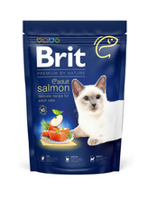Kuivtoit kassidele Brit Premium by Nature Adult Cat Salmon, 300 g