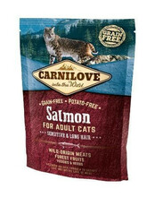 Kuivtoit kassidele Carnilove Cat Salmon Sensitive & Long Hair, 400 g
