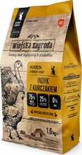 Kuivtoit kassipoegadele Wiejska Zagroda kalkuni- ja kanaga, 1.6 kg