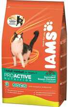 Kuivtoit kassipoegadele Iams for Vitality Adult Hairball kanaga, 3 kg