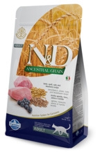 Kuivtoit kassidele Farmina N&D Ancestral Grain Cat Lamb, Spelt, Oats and Blueberry Adult, 5 kg