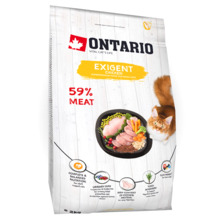 Kuivtoit kassidele Ontario Exigent kanaga, 2 kg
