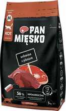Kuivtoit kassidele PAN MIESKO veise- ja ulukilihaga, 5 kg