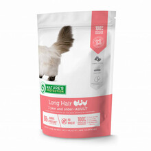 Kuivtoit täiskasvanud pikakarvalistele kassidele NATURE'S PROTECTION Long Hair Poultry, 400 g