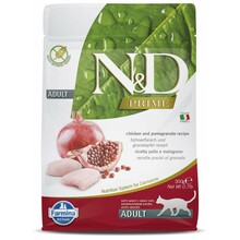 Kuivtoit täiskasvanud kastreeritud kassidele Farmina N&D Prime Adult Cat Neutered Chicken&Pomegranate, 300 g