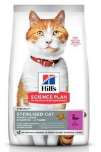 Kuivtoit steriliseeritud kassidele HILL'S Science Plan Sterilised Cat Adult Duck, 1.5 kg