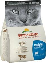 Kuivtoit kassipoegadele Almo Nature Holistic Sterilised, veiselihaga, 2 kg