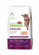 Kuivtoit kassipoegadele Natural Trainer Sterilised Turkey, 10 kg