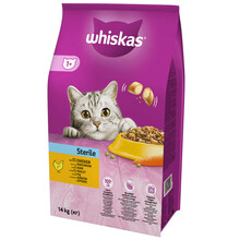 Kuivtoit kassipoegadele Whiskas Sterile, 14 kg