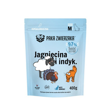 Kuivtoit kassidele Paka Zwierzaka lambaliha ja kalkuniga, 400 g