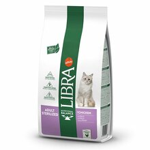 Kuivtoit täiskasvanud steriliseeritud kassidele Libra Cat Sterilized, kanaga, 10 kg
