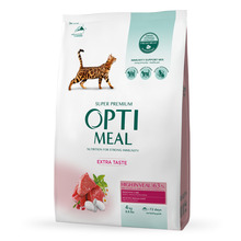 Kuivtoit kassidele Optimeal vasikalihaga, 10 kg