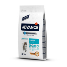 Kuivtoit kassipoegadele Advance Kitten kanaliha ja riisiga, 10 kg