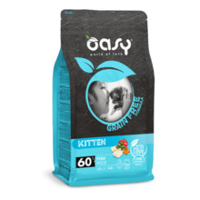 Kuivtoit kassipoegadele Oasy Grain Free Kitten Fish, 7.5 kg