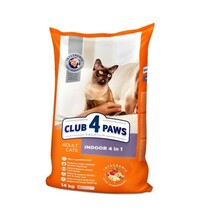 Kuivtoit kassipoegadele Club 4 Paws Premium Indoor 4 in 1, 14 kg