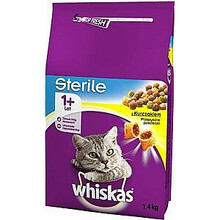 Kuivtoit kassidele Whiskas, kanaga, 1.4 kg