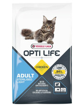 Kuivtoit steriliseeritud kassidele Versele-Laga Opti Life Cat, 7.5 kg