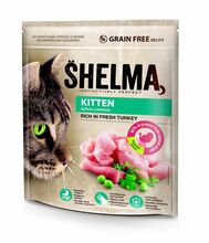 Kuivtoit kassipoegadele SHELMA Kitten Rich in Turkey, 750 g