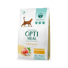 Kuivtoit kassidele Optimeal kanaga, 700 g