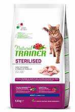 Kuivtoit kassipoegadele Natural Trainer Sterilised Turkey, 0.3 kg