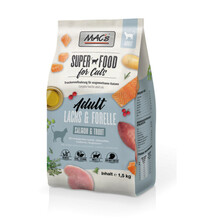 Kuivtoit kassidele Mac's Cat Dry Adult lõhe ja forelliga, 7 kg