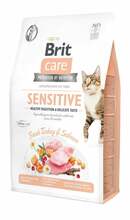 Kuivtoit kassidele Brit Care Cat GF Sensitive Healthy Digestion&Delicate Taste, kalkuni ja lõhega, 7 kg